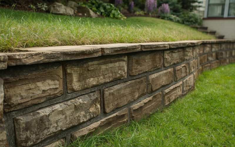 Retaining Wall for a Small Backyard