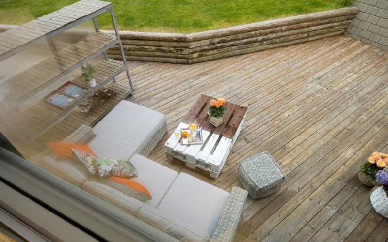 Terracing slope Backyard 