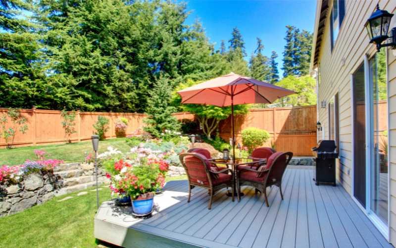 zoned backyard